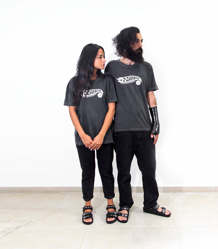 TEE-SHIRT VINTAGE GREY NANAH