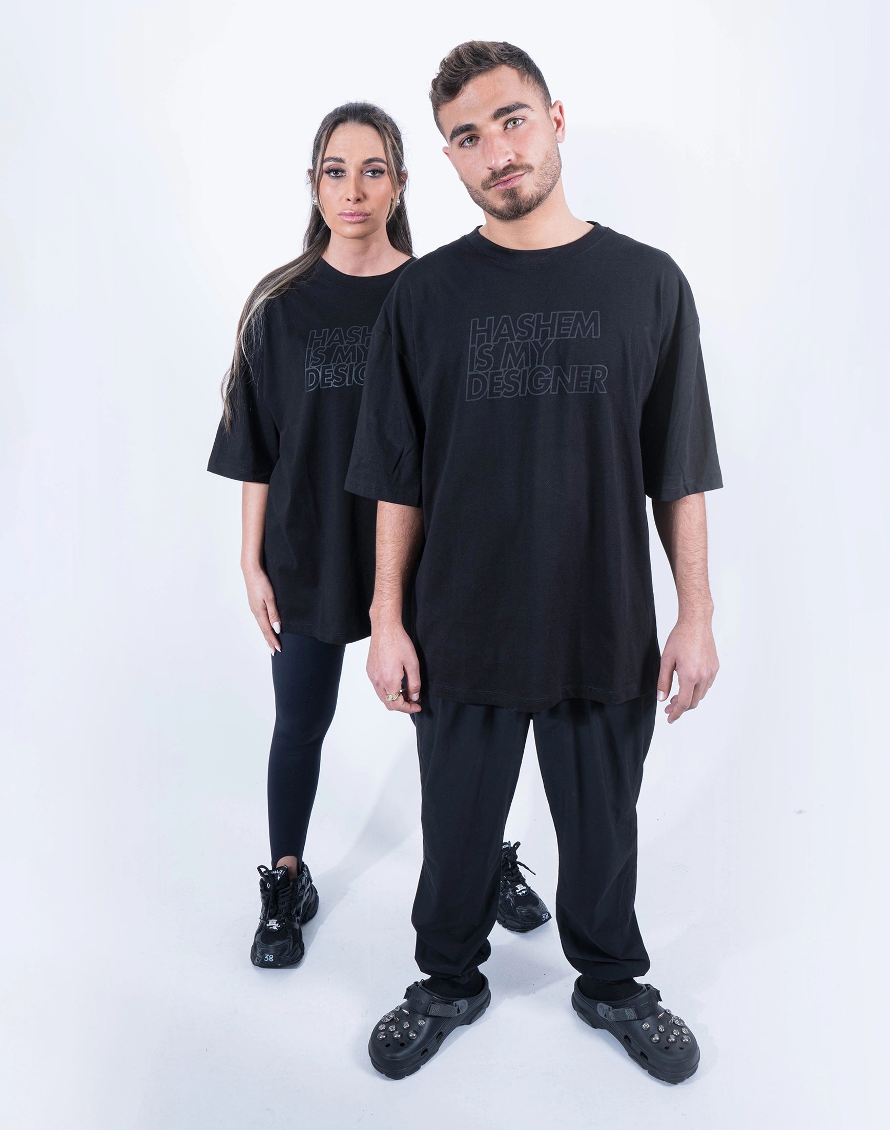 HASHEM IS MY DESIGNER FULL BLACK