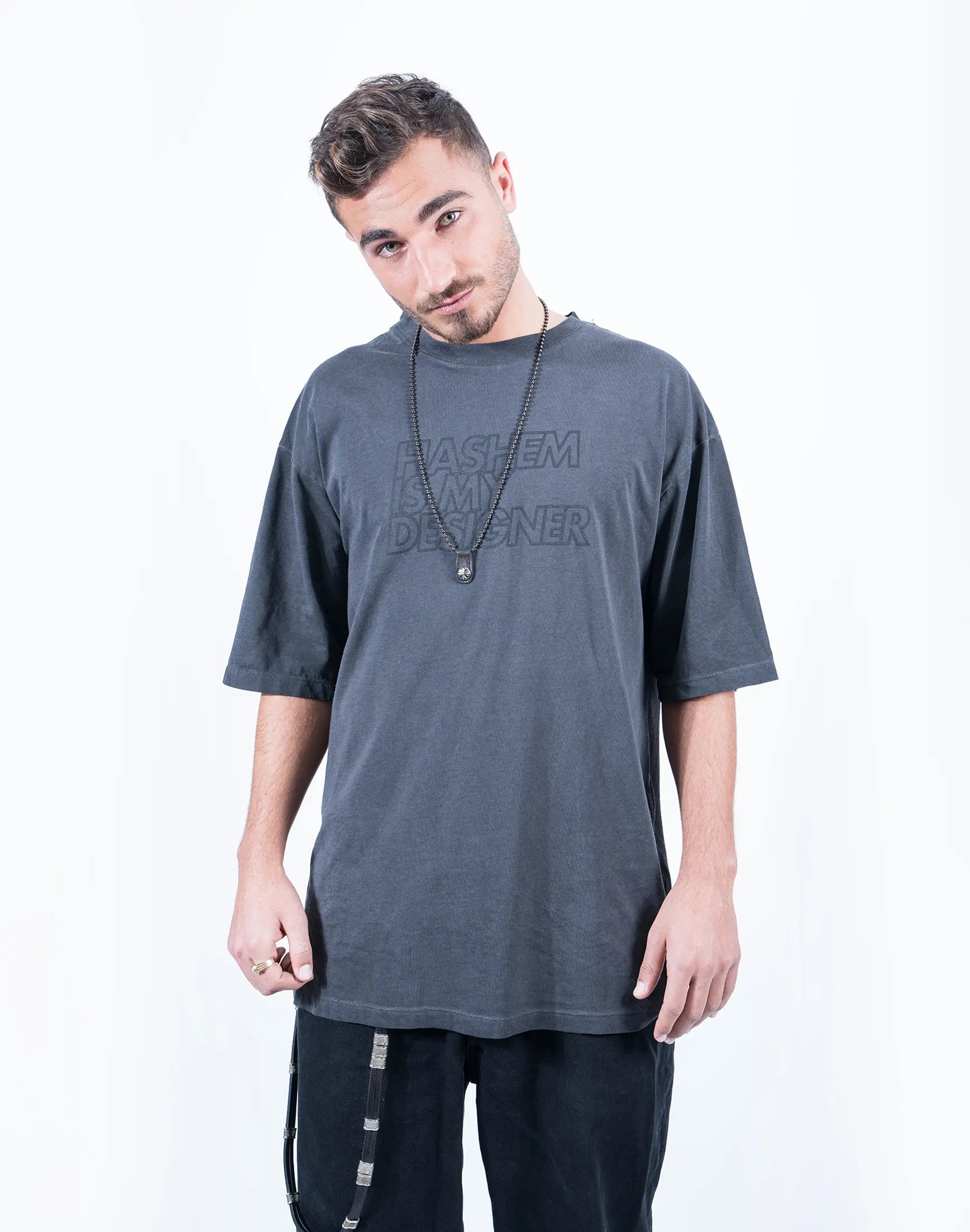 HASHEM IS MY DESIGNER VINTAGE GREY